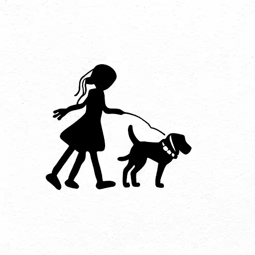 Two Daughters And A Dog