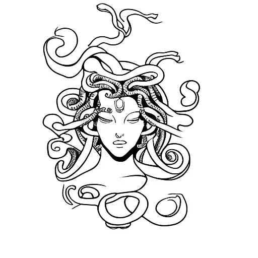 Simple Pretty Medusa