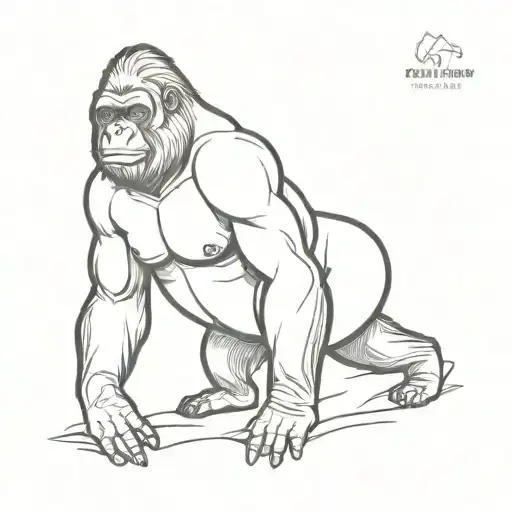 Full Body Gorilla Holding