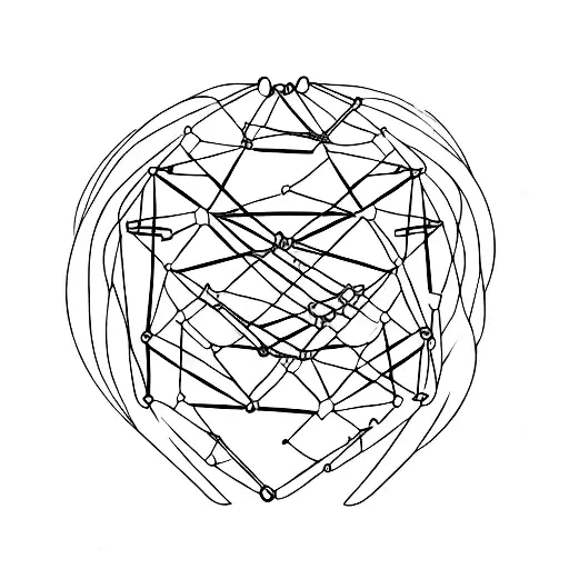 Dna Helix With Brain And Molecules
