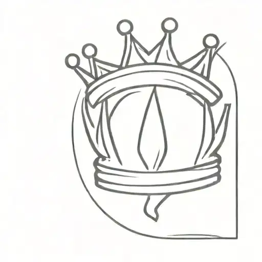 Iv With A Crown On It