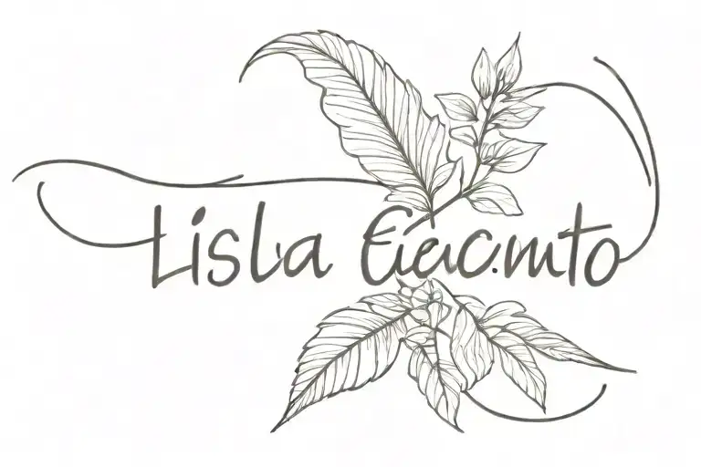 Word 'Isla Del Encanto' Written Across