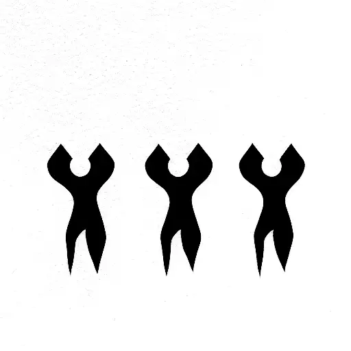 3 Small Black Ghosts Coming Out Of Fine Line Book