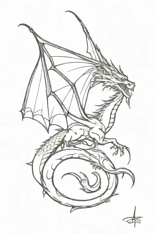 The Dragon Flying