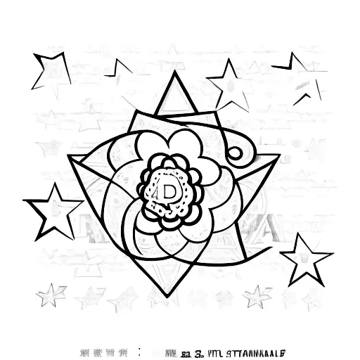 Small Star From The Letter A