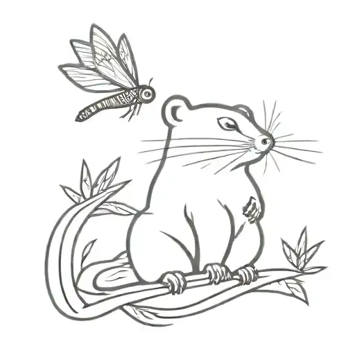 Beaver And Dragonfly