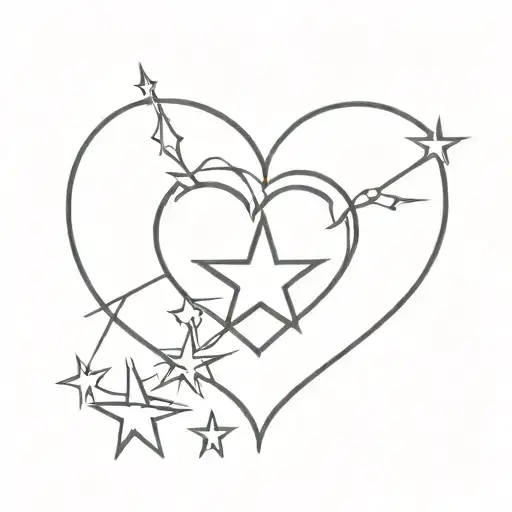 Lauraline Heart With Star