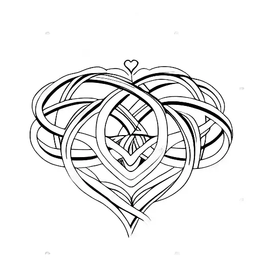 Hannah 21-06-2020 Infinity Black White Heart