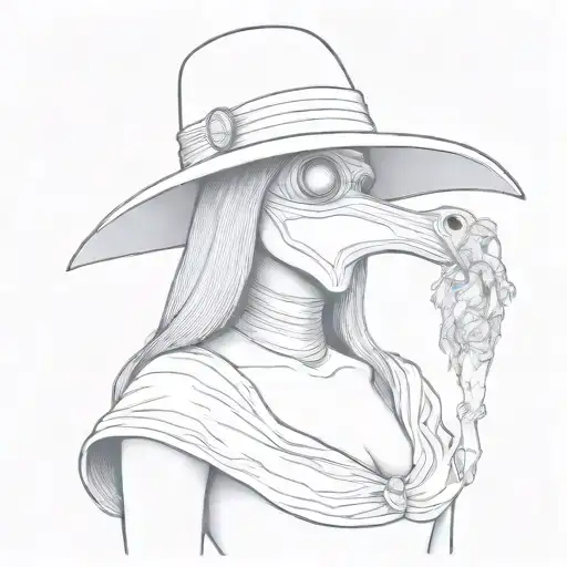Plague Doctor Female Woman Body