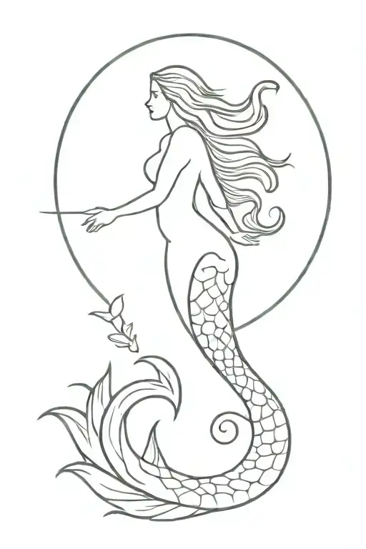 Mermaid With Tail