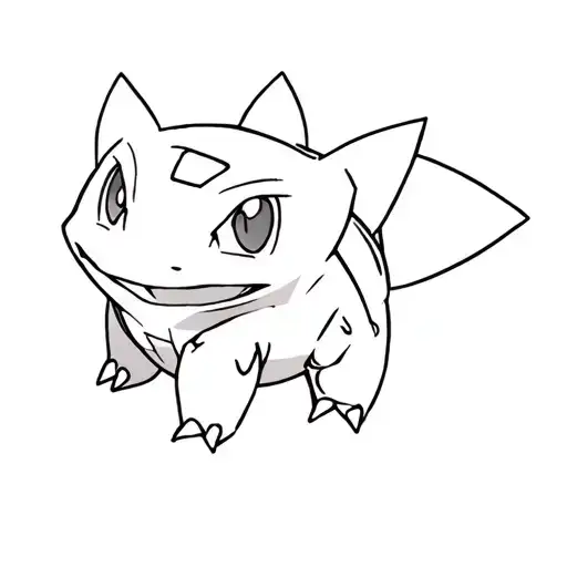 Pokemon Bulbasaur Japanese Wall Art Style