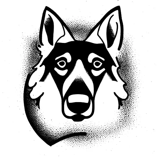 German Shepherd With Basketball