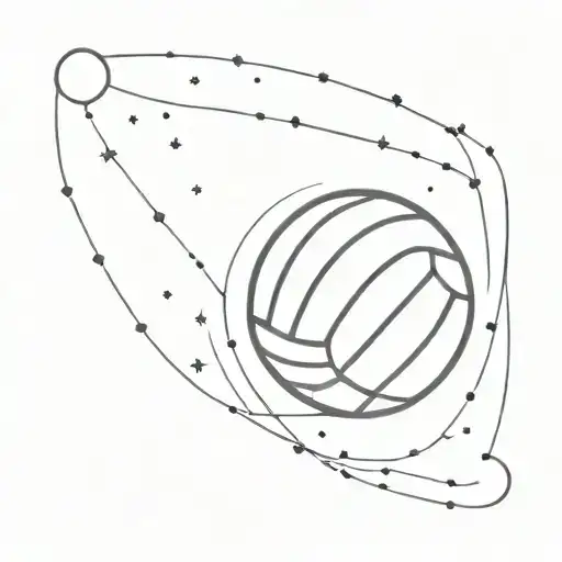 Volleyball Cancer Constellation