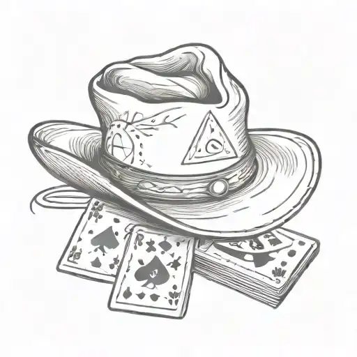 Cowboy Hat With Cards