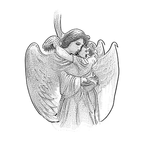 An Angel And A Woman