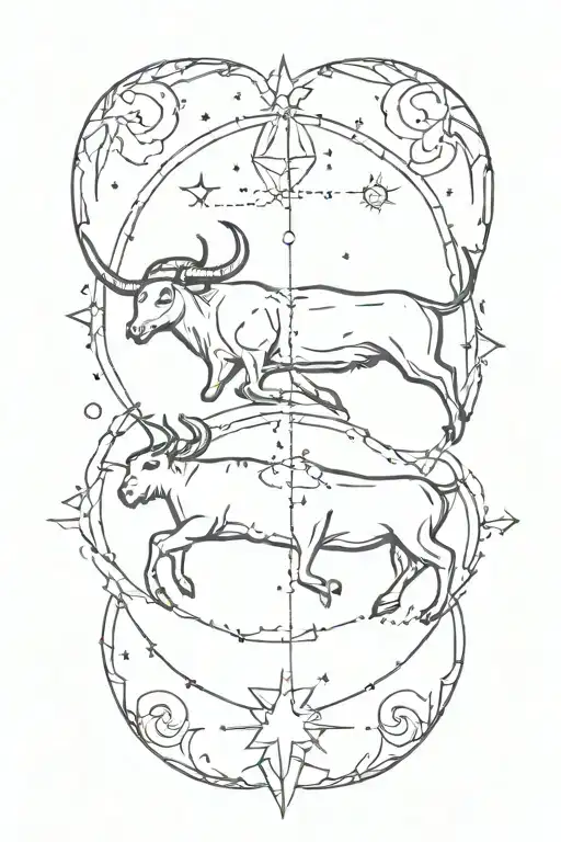 Taurus And Sagittarius Constellation