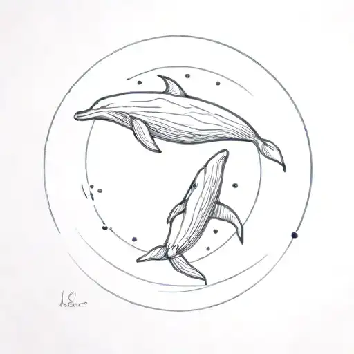 Beluga Whale Swimming In A Circle
