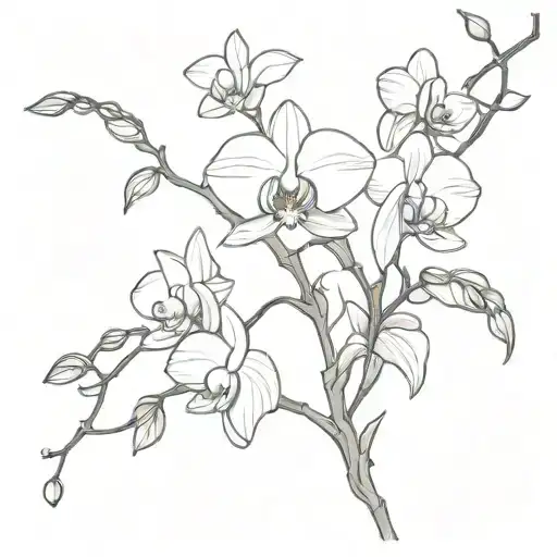 Orchid Vine Arm Sleeve