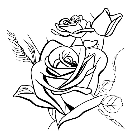 Belen On The Stem Of A Rose With 1963-2015 Incorporated