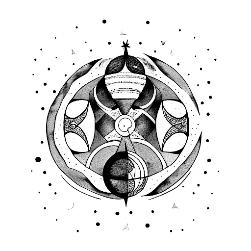 Moon Black And White