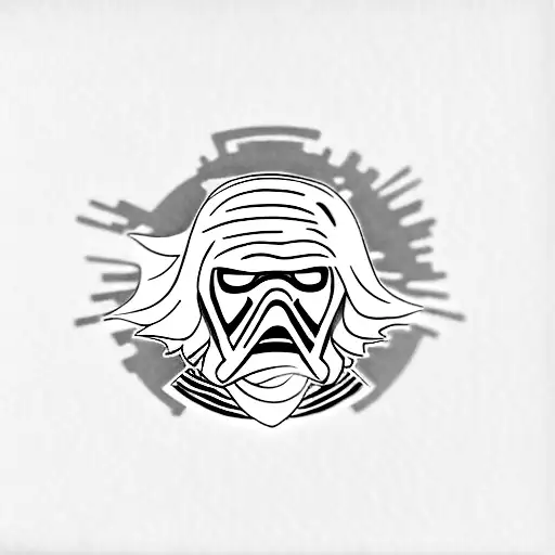 Kylo Text With A Crown Above