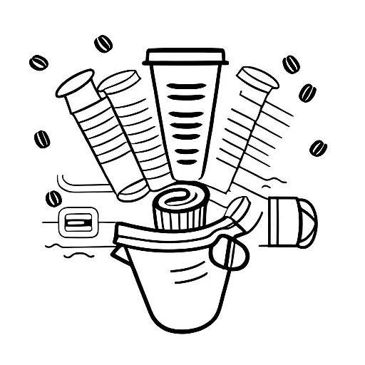 A Virtual Assistant Driving A Car Filled With Coffee Cups