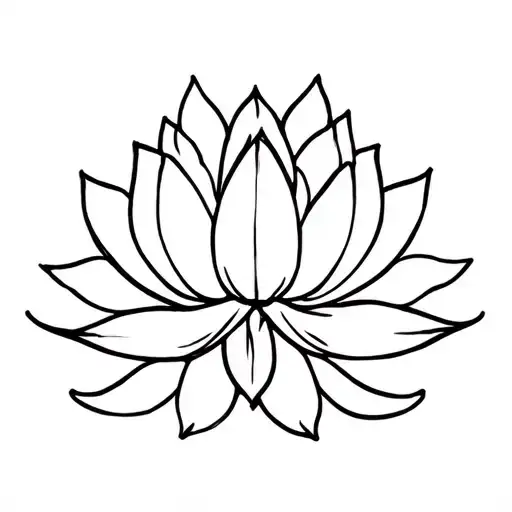 Fleur De Lotus Flower Emerging