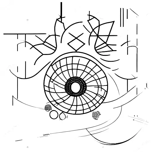 Basketball Court With A Sunset Backdrop