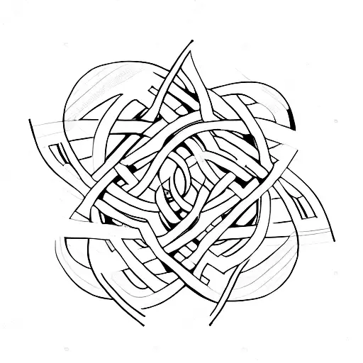 An Infinity Symbol Intertwined With Engineering Tools