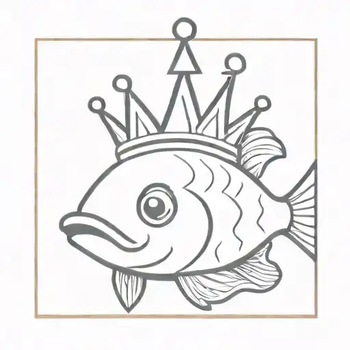 Fish Wearing A Crown