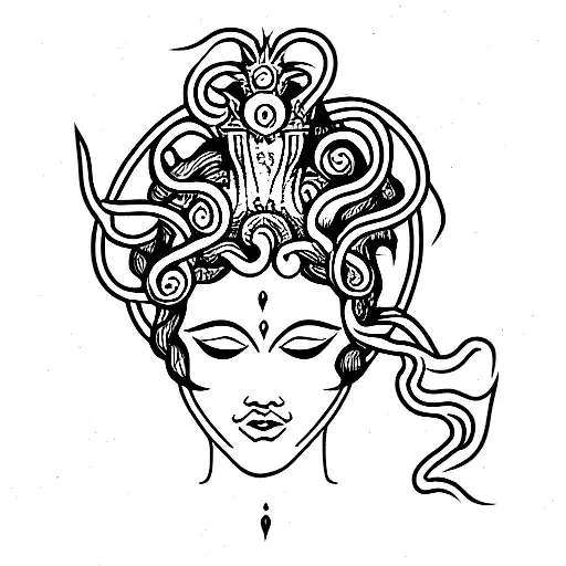 Medusa And The Aries Godess