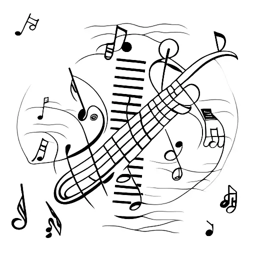 Train Track Guitar Music