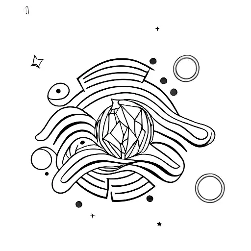 Orion Star With An Orange Red Highlight