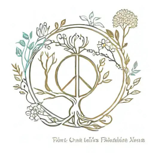 Peace And Tree Of Life