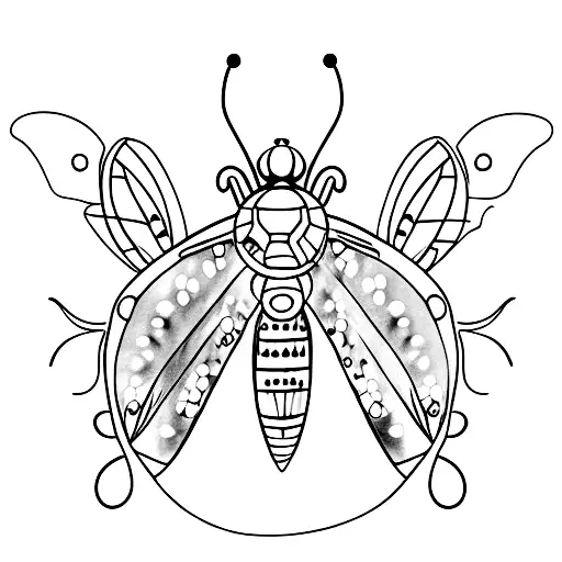 Top Half Ladybug Bottom Half Butterfly