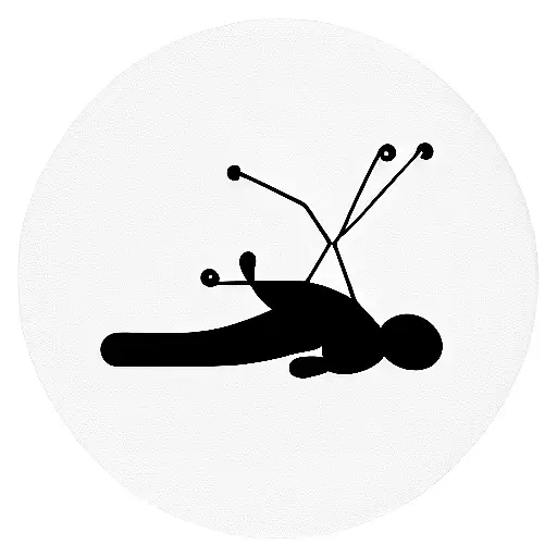 Father And Daughter Lying On The Ceiling