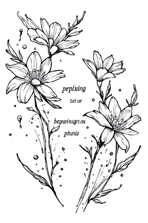 Oil Spill And Flowers With The Word 'Perplexing'