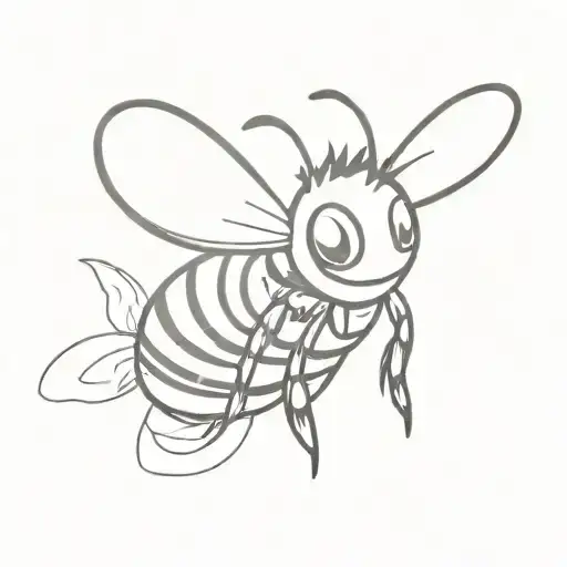 Spike The Bee Flying
