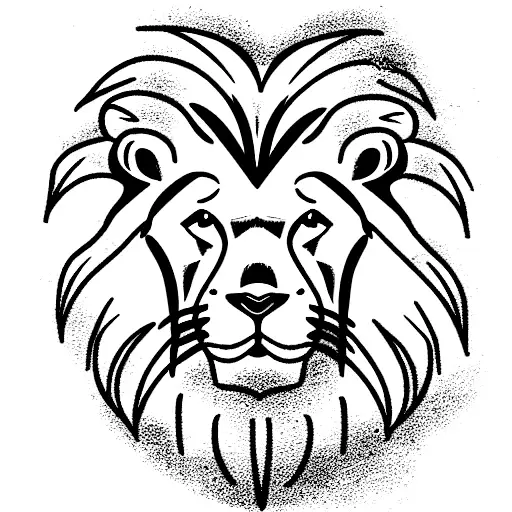 Half Lion Half Ram Heart