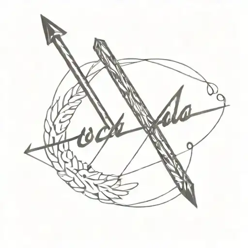 Create Only Word 'Propiedad De Oscar' With An Arrow Pointing Down