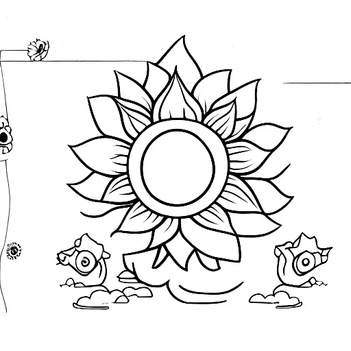 Sunflower Ufo Playstation Dog