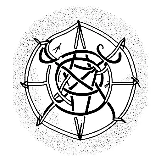 Aries Constellation And Celtic Knot