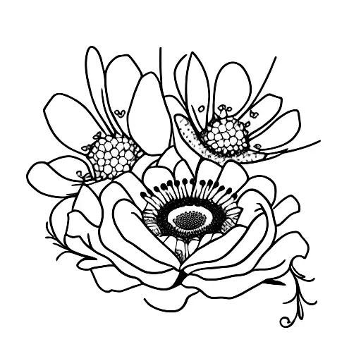 Wildflower And Honeybee