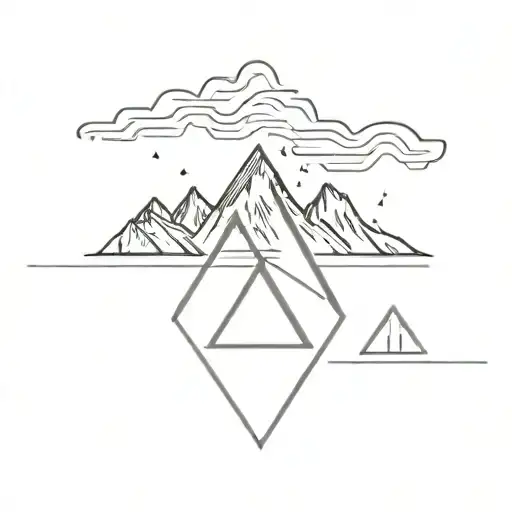 Mountain And Triangle