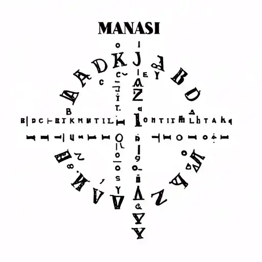 Morse Code In The Shape Of A Circle With Alphabets Manasi