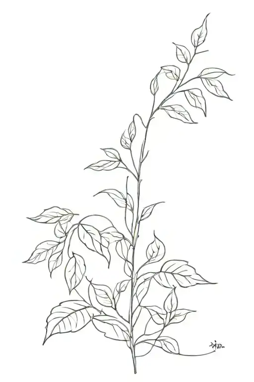 A Tattoo To Cove A Chest Scar Turned Into A Plant Growing