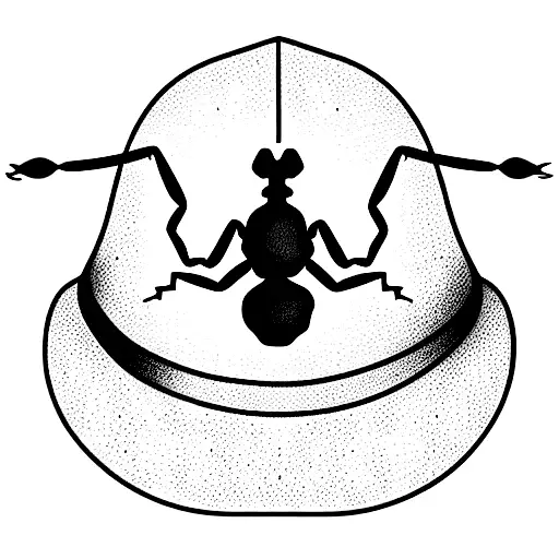 Scorpion Wearing A Hat