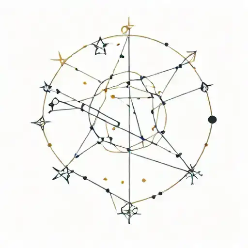 Abstract Star Constellation