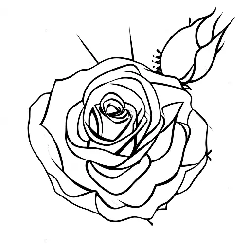 Rose With Spikes And No Leaves