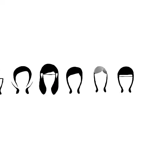 A Group Of People With Different Hairstyles